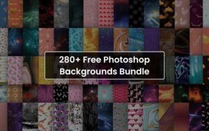 280+ Free Photoshop Backgrounds Bundle | Extended License