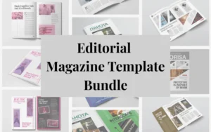 3-in-1 Ultimate Editorial Magazine Template Bundle | Extended License