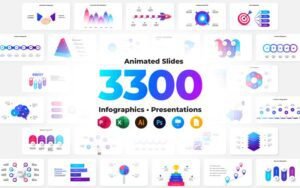 3300 PowerPoint Infographics & Presentation Templates | Extended License