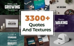 3300+ Quotes And Textures Pack | Extended License