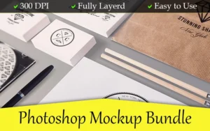 35 Photoshop Mockups Bundle | Extended License