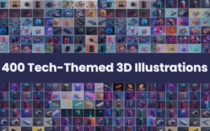 3D Tech Illustrations Bundle - Commercial License