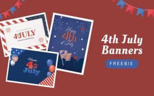 4th Of July Banners - Freebie
