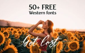 50+ Free Western Fonts | Extended License