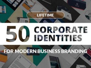 50-in-1 Corporate Identity Templates Bundle For Modern Business Branding
