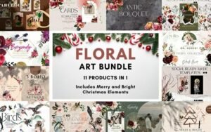 500+ Botanical Illustrations Bundle