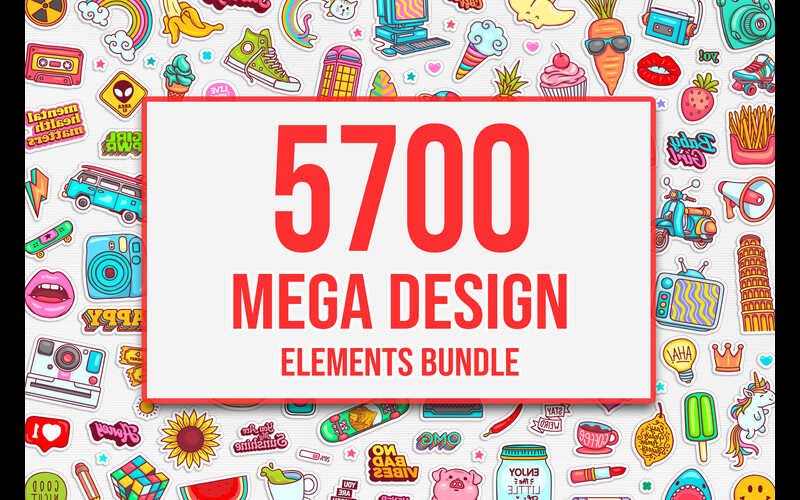 5700 Mega Design Elements Bundle | Extended Commercial License