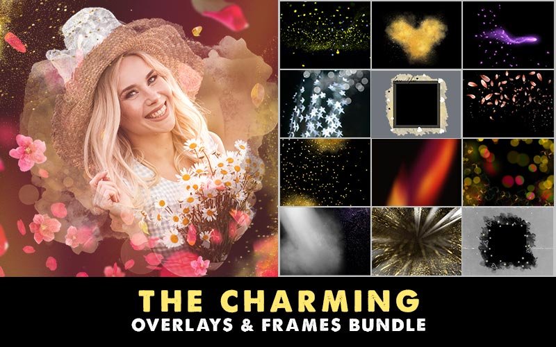 600 Valentine’s Overlays & Frames Bundle | Extended Commercial License