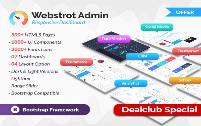 7 Different Bootstrap Admin Templates For A Responsive Dashboard