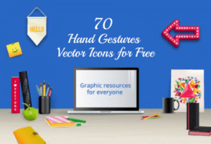 70 Free Vector Gesture Icons