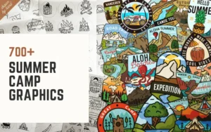 700+ Summer Camp Graphics Bundle | Extended Commercial License