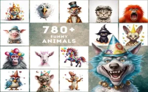 780+ Funny Animal Images | Extended License