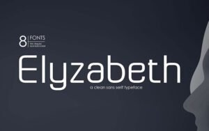 8 Elyzabeth Pro - Font Family | Extended Commercial License