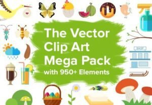 950+ Vector Clip Art Bundle