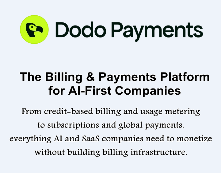 The billing and Payments Platform or AI-first Companies