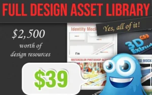 A Full Graphic Design Asset Library | Extended Licnese