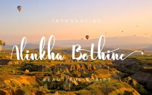 Alinkha Bothine Free Font - Extended License