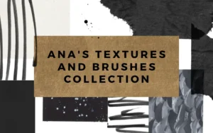 Ana's Textures and Brushes Collection - Freebie | Extended License