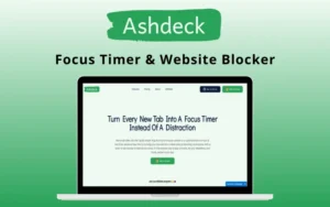 Ashdeck - Focus Timer & Website Blocker | Lifetime Access