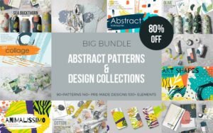 Big Vector Abstract Patterns Bundle
