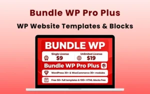 Bundle WP Pro Plus - 150+ WP Website Templates & Building Blocks | Lifetime Access