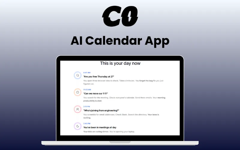 Calendar0 - AI Calendar App | Lifetime Access