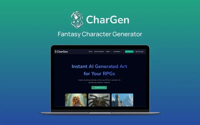 CharGen - AI Fantasy Character Generator | Annual Subscription