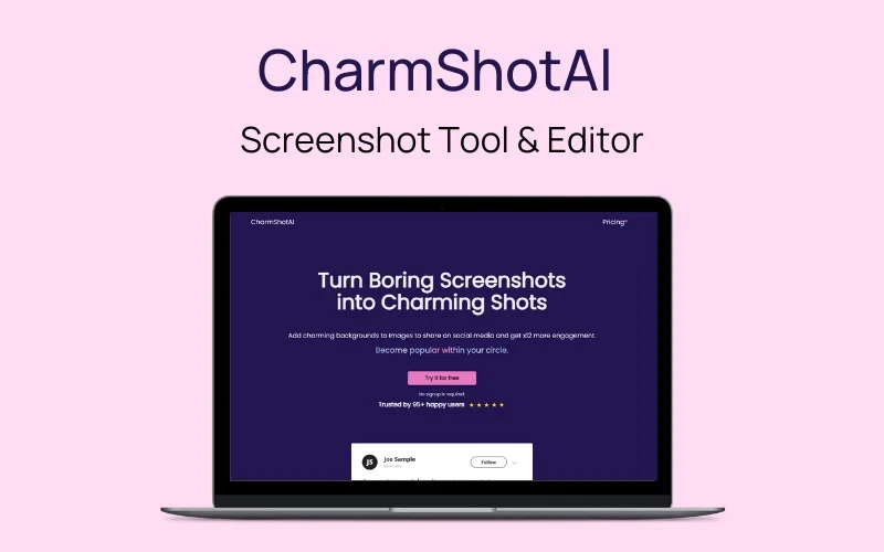 CharmShotAI - Screenshot Tool & Editor | Lifetime Access