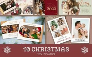 Christmas Photo Cards Bundle | Extended Commercial License