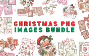 Christmas PNG Images Bundle | Commercial License