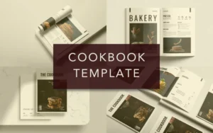 Cookbook Template - Print Ready Template | Commercial License