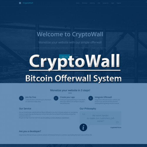 CryptoWall – Bitcoin Offerwall System