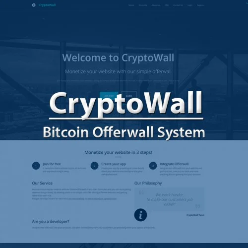 Cryptowall | Bitcoin Offerwall System