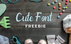 Cute Font - Freebie | Extended License