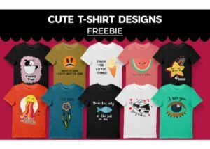 Cute T-Shirt Designs Freebie | Extended License