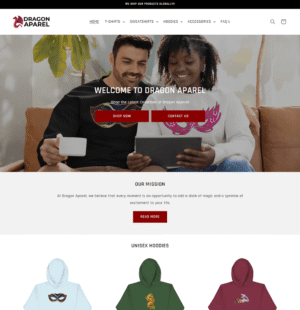 Dragonaparel ( Dragon Design Print on Demand Clothing Store)