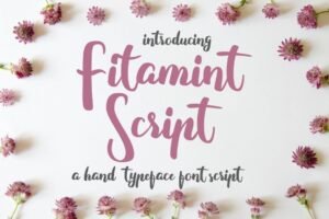 Fitamint Free Font - Extended Commercial License