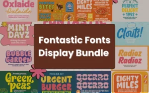 Fontastic Display Fonts Bundle | Commercial License