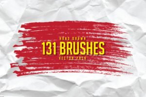 Free 131 Hand Drawn Brushes for Adobe Illustrator