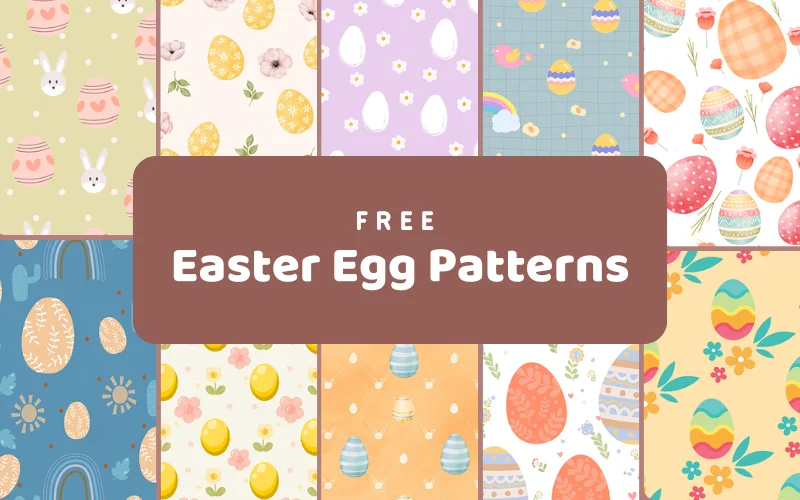 Free Easter Egg Patterns | Extended Commercial License