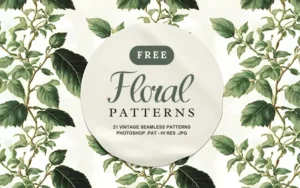Free Floral Patterns Bundle | Extended License