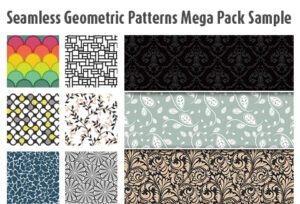 Free Geometric Patterns with extended royalty license