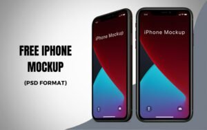 Free iPhone Mockup | Extended Commercial License