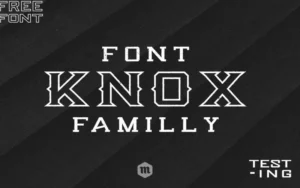 Free Knox Serif Typeface - Extended License