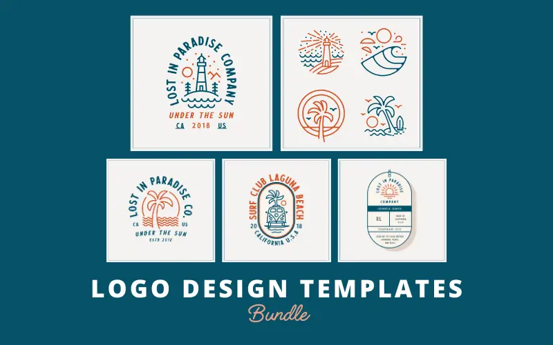 Free Logo Design Templates Bundle | Extended License