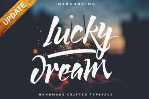 Free Lucky Dream Font + Extras | Extended License