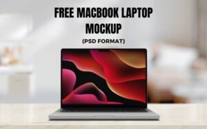Free MacBook Mockup | Extended Commercial License