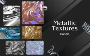 Free Metallic Textures Bundle | Extended License