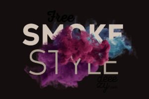 Free Smoke Scene Mockup | Extended License