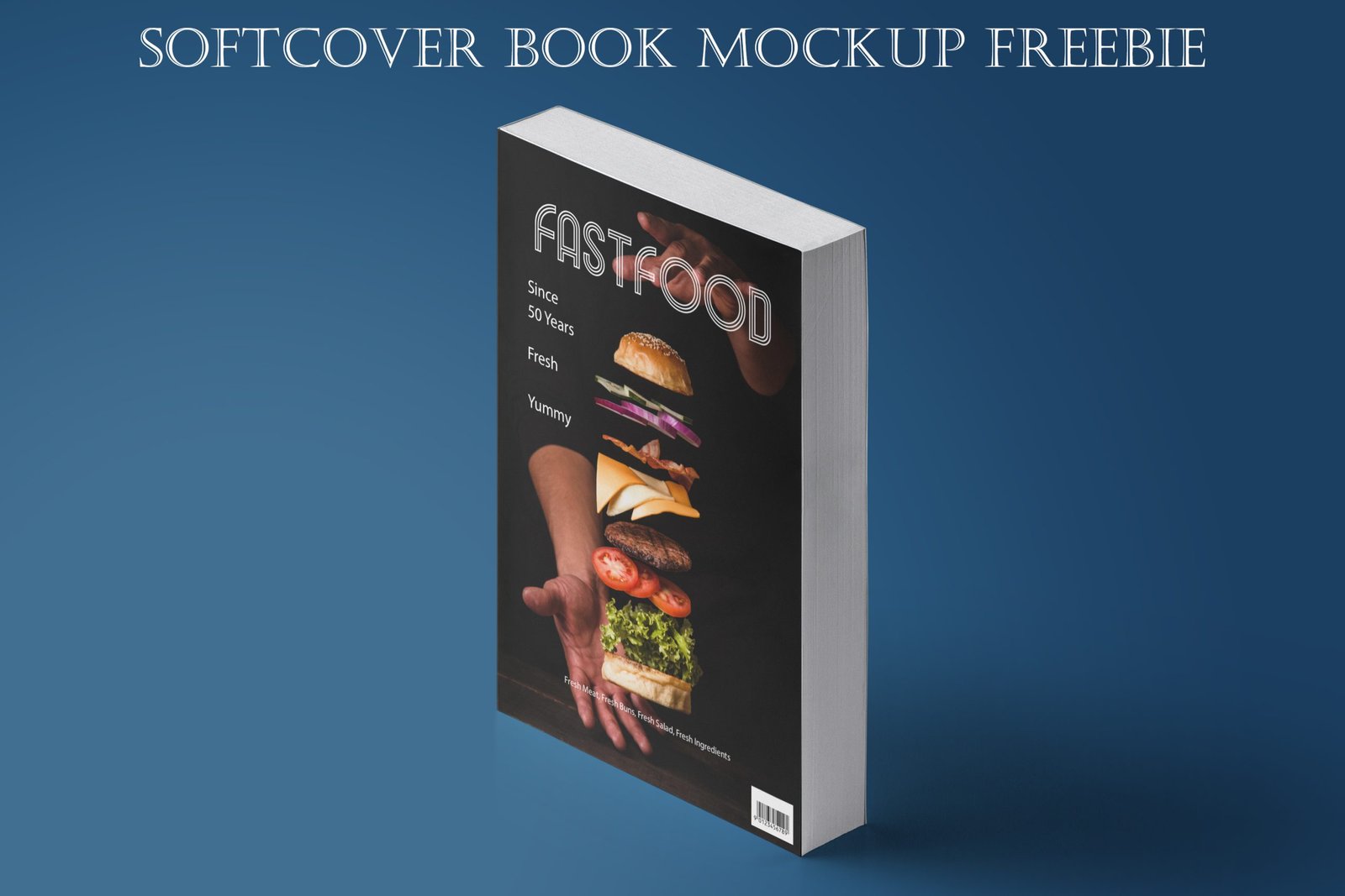Free Soft Cover Book Mockup